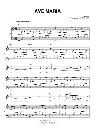 Michael Bublé  score for Piano