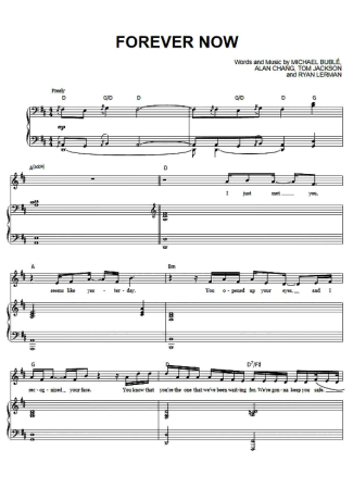 Michael Bublé  score for Piano