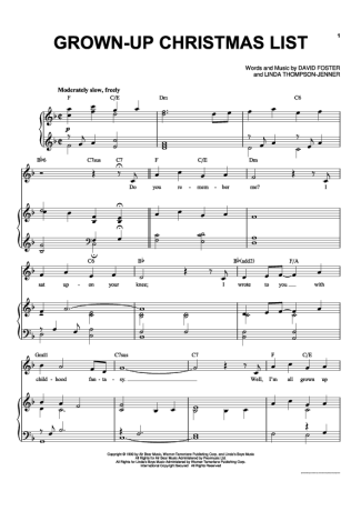 Michael Bublé  score for Piano