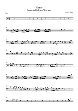 Michael Bublé  score for Cello