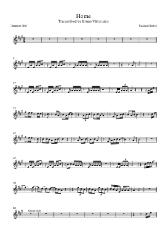 Michael Bublé  score for Trumpet