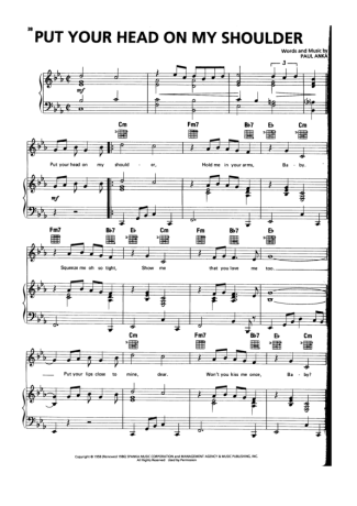 Michael Bublé  score for Piano