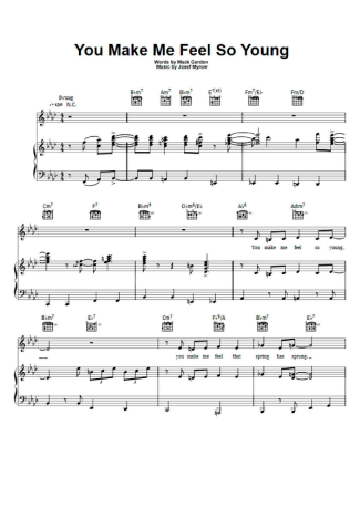 Michael Bublé  score for Piano