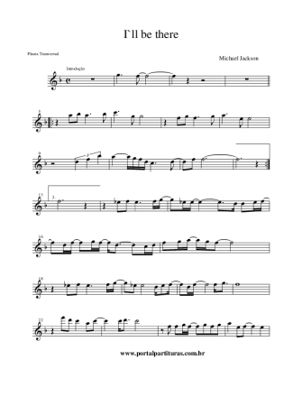 Michael Jackson  score for Flute