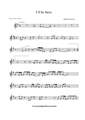 Michael Jackson  score for Tenor Saxophone Soprano (Bb)