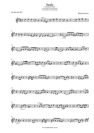 Michael Jackson  score for Alto Saxophone