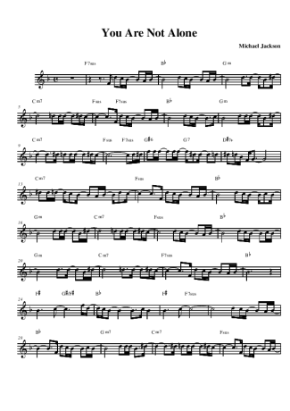 Michael Jackson  score for Alto Saxophone