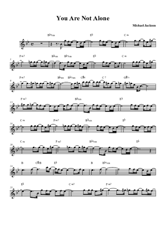 Michael Jackson  score for Clarinet (Bb)