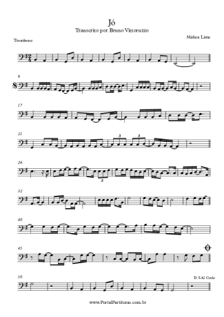 Midian Lima  score for Trombone