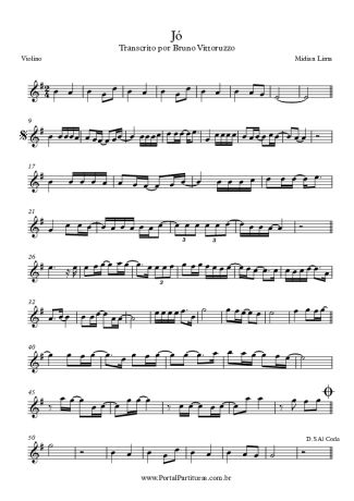 Midian Lima  score for Violin