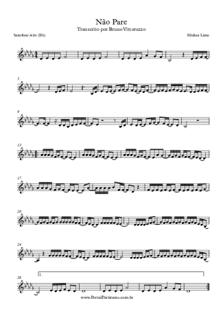 Midian Lima  score for Alto Saxophone