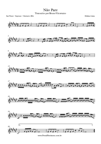 Midian Lima  score for Clarinet (Bb)