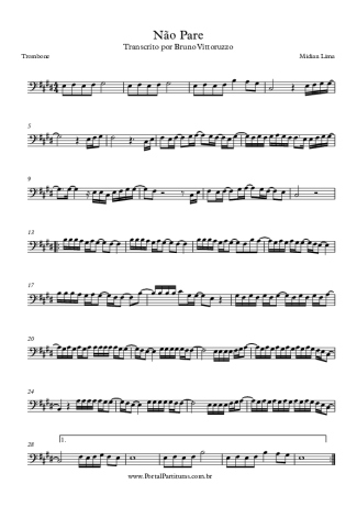 Midian Lima  score for Trombone