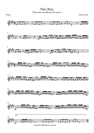 Midian Lima  score for Violin