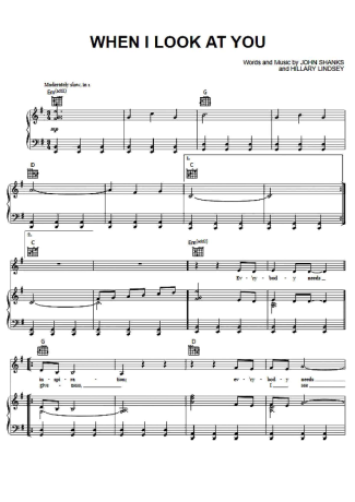 Miley Cyrus  score for Piano