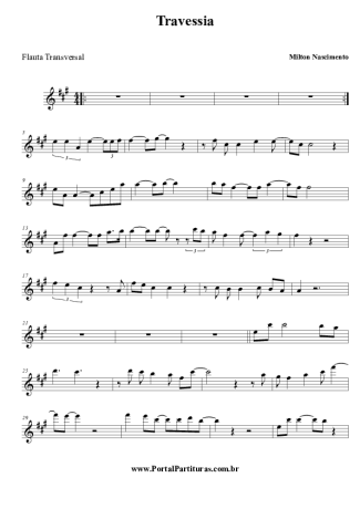 Milton Nascimento  score for Flute