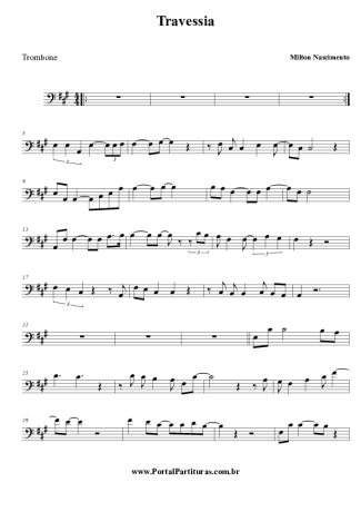 Milton Nascimento  score for Trombone