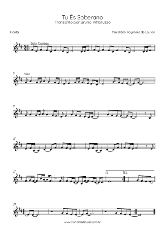 Ministério Koinonya de Louvor  score for Flute