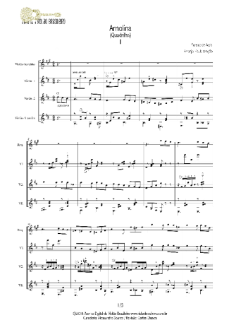 Moreira de Assis  score for Acoustic Guitar