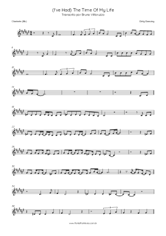 Movie Soundtracks (Temas de Filmes)  score for Clarinet (Bb)