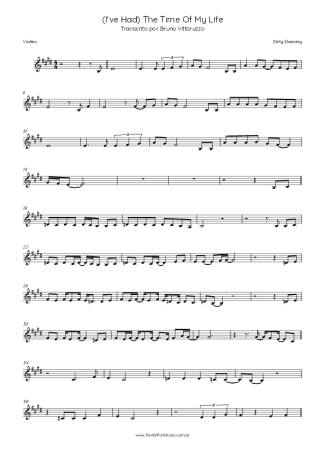 Movie Soundtracks (Temas de Filmes)  score for Violin