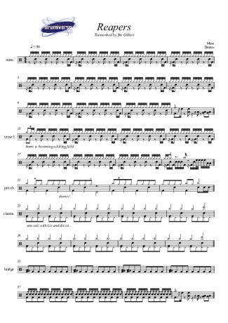 Muse  score for Drums