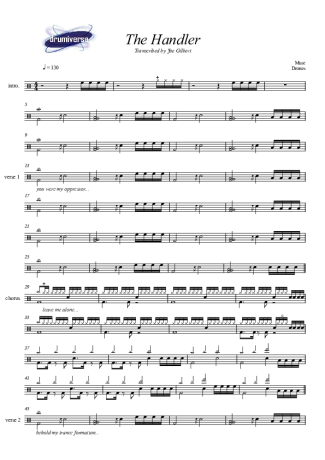 Muse  score for Drums