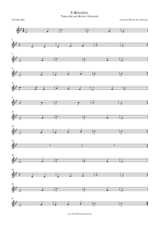 Musicals (Temas de Musicais)  score for Clarinet (Bb)