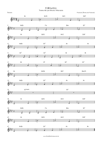 Musicals (Temas de Musicais)  score for Keyboard