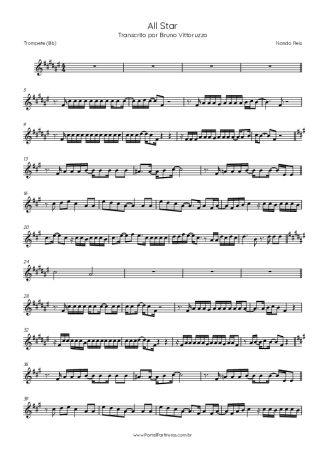 Nando Reis  score for Trumpet