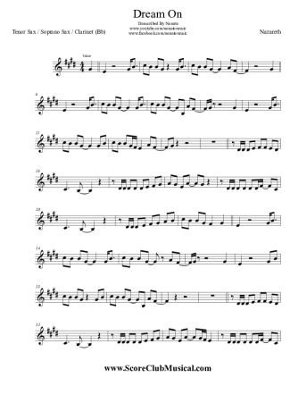 Nazareth  score for Clarinet (Bb)