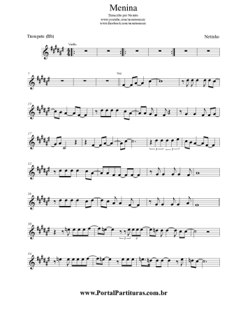 Netinho  score for Trumpet