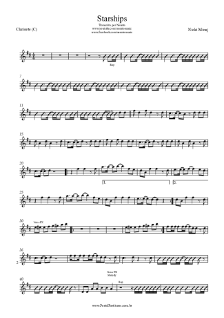 Score for Clarinet (C)
