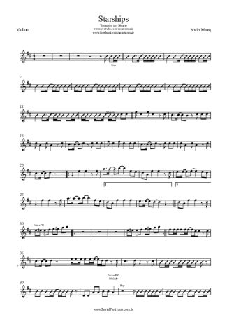 Score for Violin