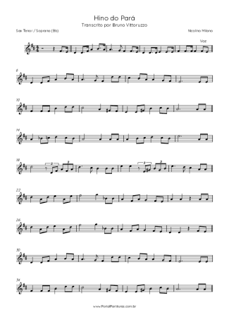 Nicolino Milano  score for Tenor Saxophone Soprano (Bb)