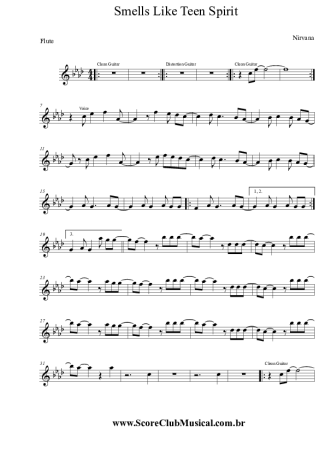 Nirvana  score for Flute