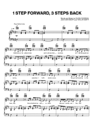 Olivia Rodrigo  score for Piano