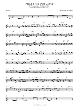 Originais do Samba  score for Keyboard