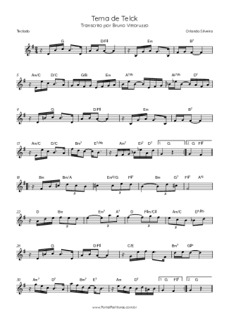 Score for Keyboard