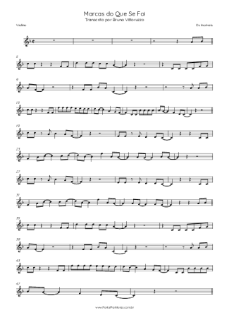 Os Incríveis  score for Violin