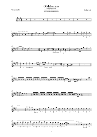 Os Incríveis O Milionário score for Trumpet