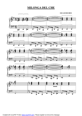 Oscar dos Reis  score for Accordion