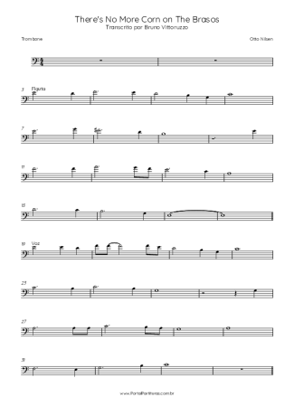 Otto Nilsen There´s No More Corn On The Brasos score for Trombone