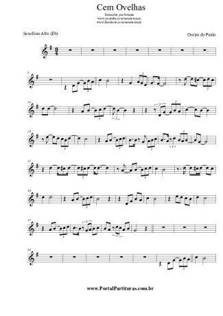 Ozeias de Paula  score for Alto Saxophone