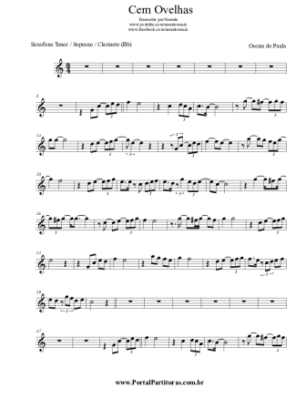 Ozeias de Paula  score for Clarinet (Bb)