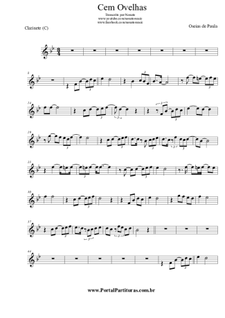 Ozeias de Paula  score for Clarinet (C)