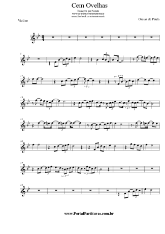 Ozeias de Paula  score for Violin