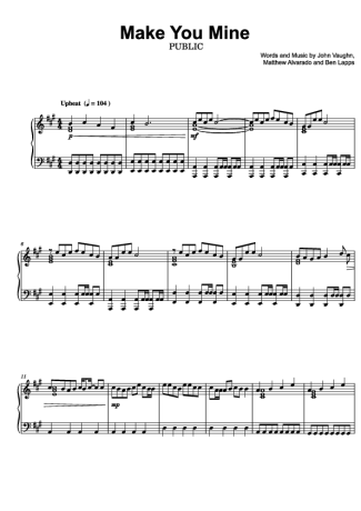 PUBLIC  score for Piano