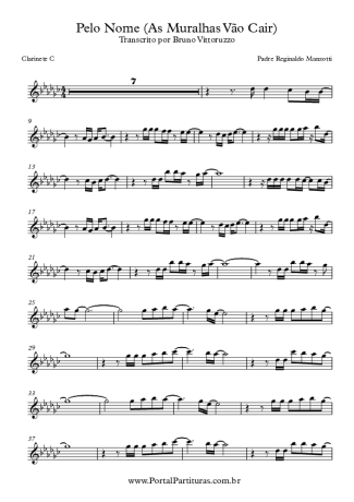 Padre Reginaldo Manzotti  score for Clarinet (C)