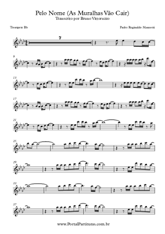 Padre Reginaldo Manzotti  score for Trumpet